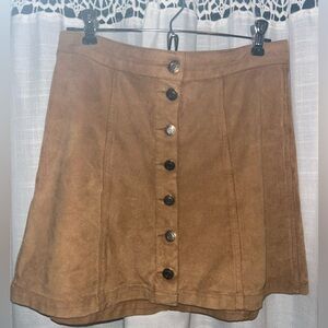 Vintage Mudd faux suede mini skirt
